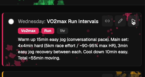 Pushing a workout to Garmin and Wahoo